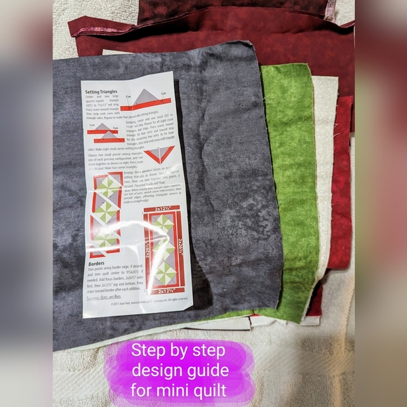 Mini quilt craft, Brand new in bag, cute gift idea for someone crafty - Picture 4 of 4